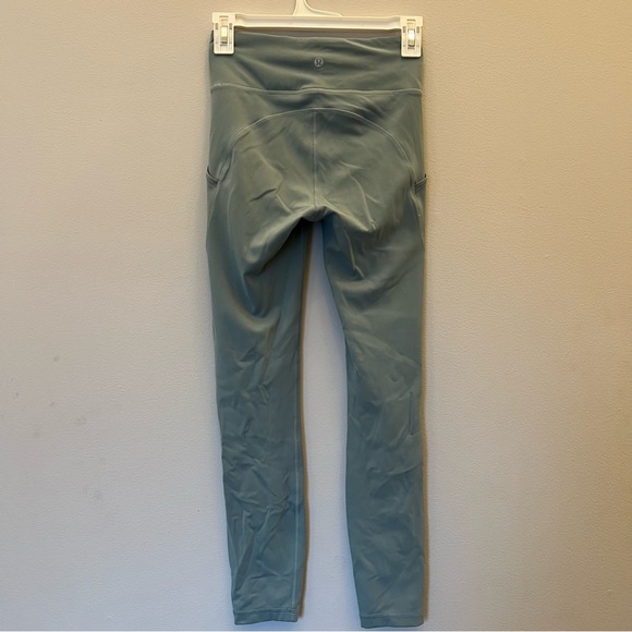 Lululemon Invigorate High-Rise Tight 25" Algae Green 4 - Picture 4 of 6